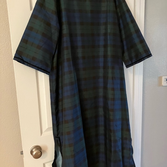 Tuckernuck Black, Blue & Green Plaid Maxi Dress - Picture 2 of 10